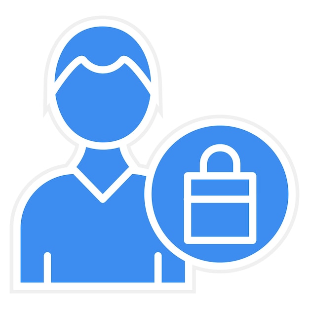 Diseño vectorial Estilo de icono del cliente