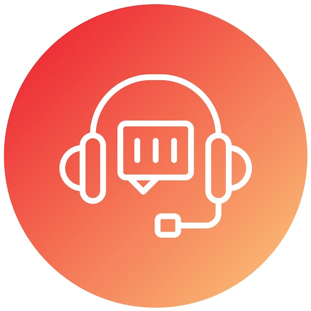 Diseño vectorial Estilo de icono del cliente
