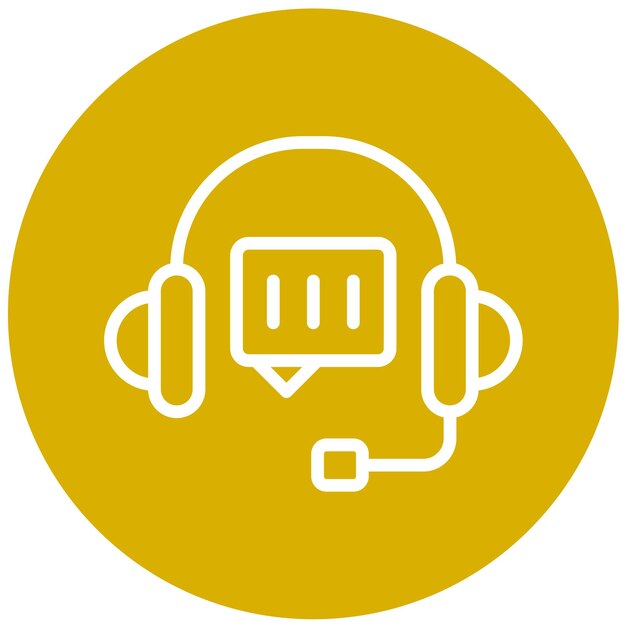 Diseño vectorial Estilo de icono del cliente