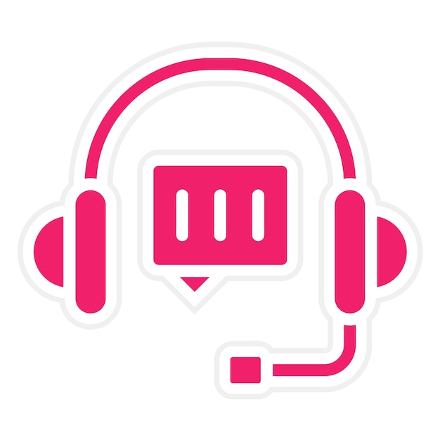Diseño vectorial Estilo de icono del cliente