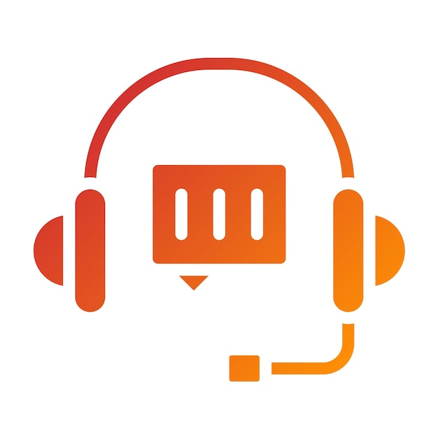 Diseño vectorial Estilo de icono del cliente