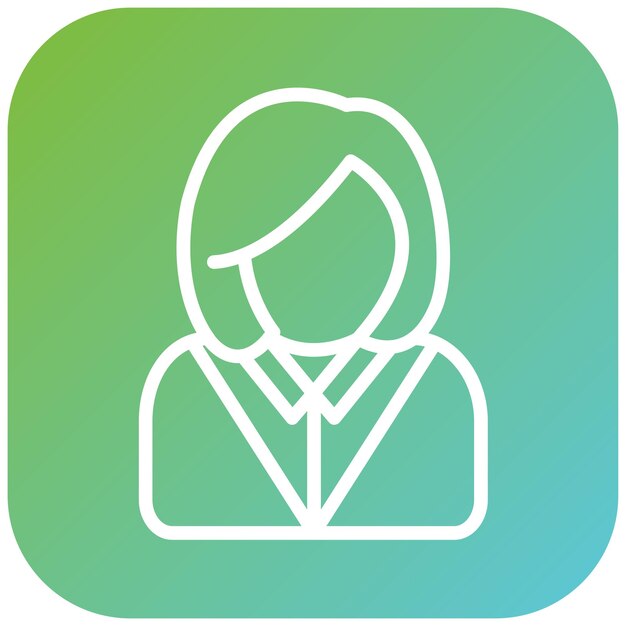 Diseño vectorial Estilo de icono del cliente
