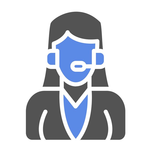Diseño vectorial Estilo de icono del cliente