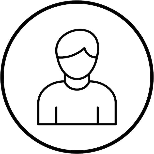 Diseño vectorial Estilo de icono del cliente