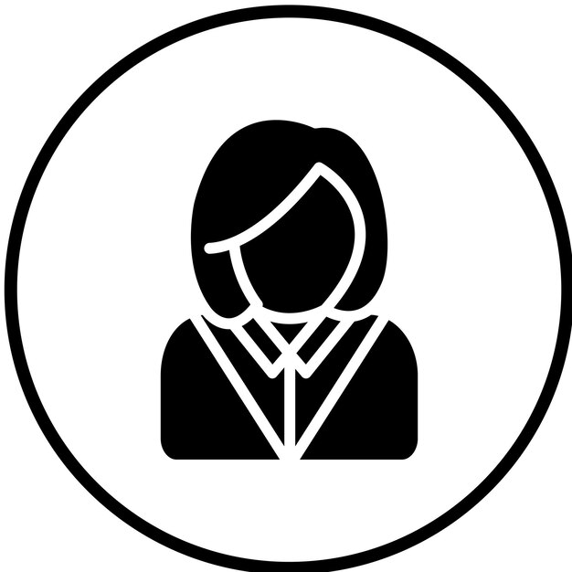 Diseño vectorial Estilo de icono del cliente