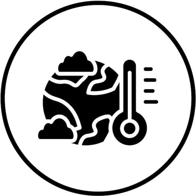 Diseño vectorial Estilo del icono climático
