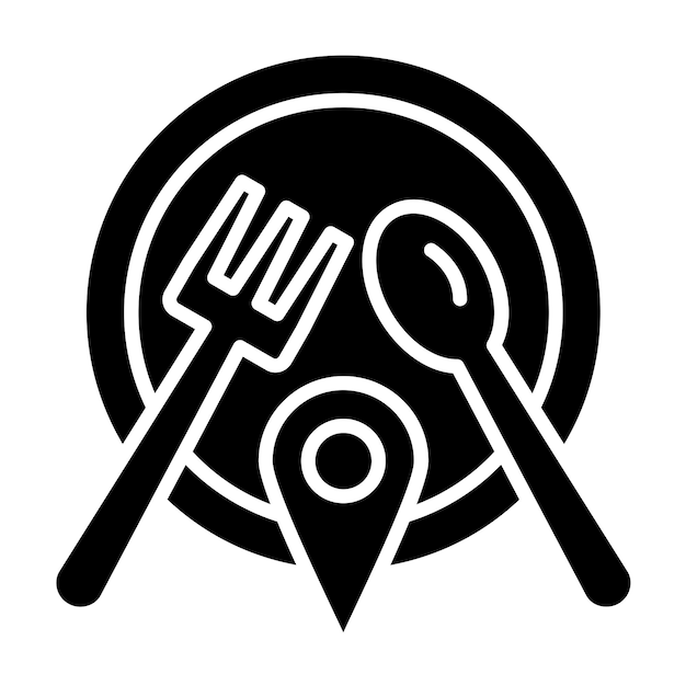 Diseño vectorial Estilo de icono de la cocina local