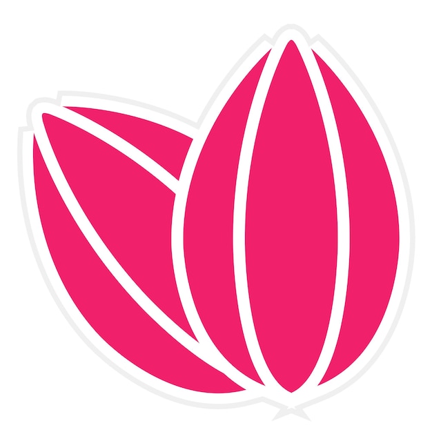 Diseño vectorial Estilo de icono de cocoa crunch