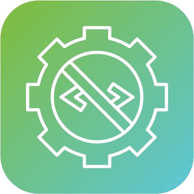 Diseño vectorial sin estilo de icono de código