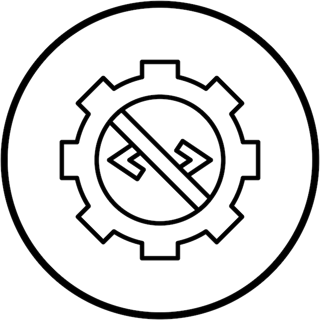 Diseño vectorial sin estilo de icono de código