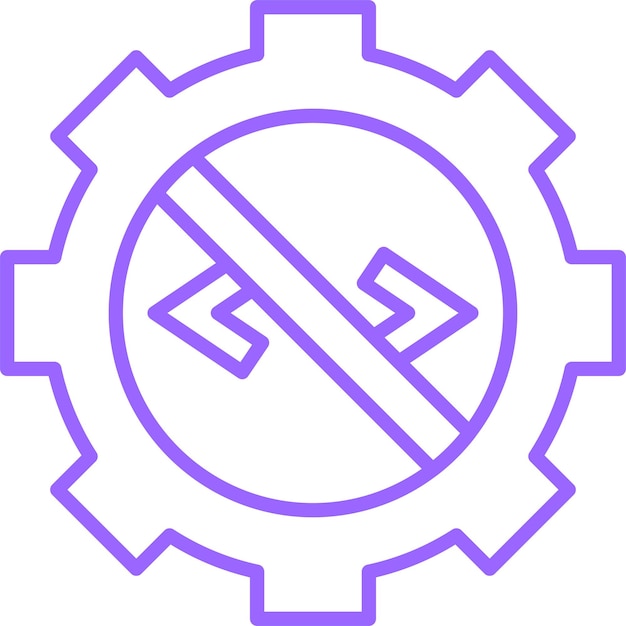 Diseño vectorial sin estilo de icono de código
