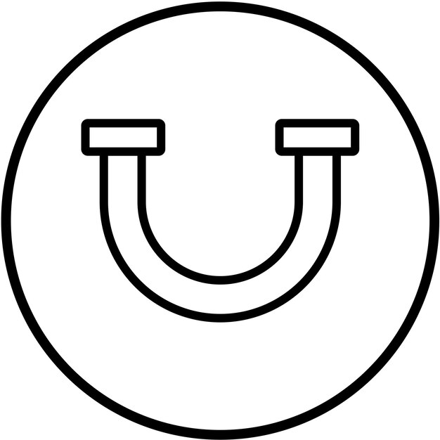 Diseño vectorial Estilo del icono del colector de admisión
