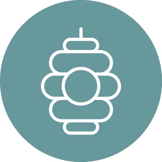 Diseño vectorial Estilo del icono de la colmena