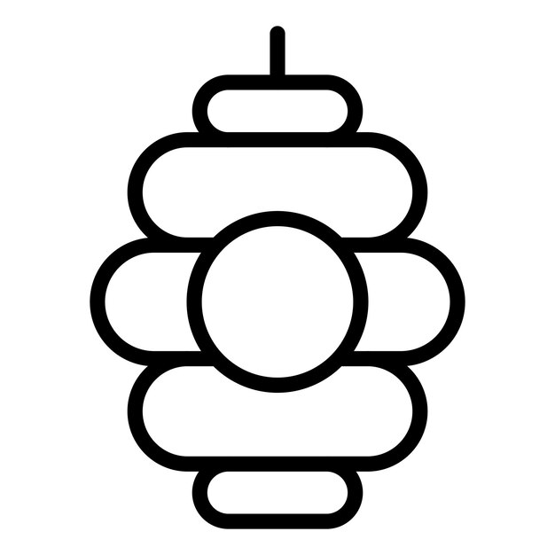 Diseño vectorial Estilo del icono de la colmena