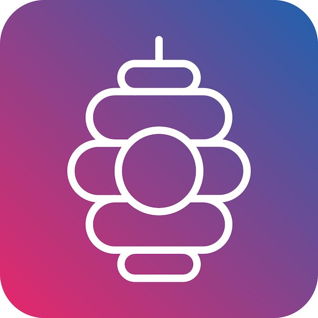 Diseño vectorial Estilo del icono de la colmena