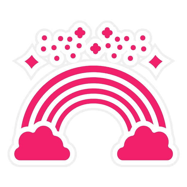 Diseño vectorial Estilo de icono colorido