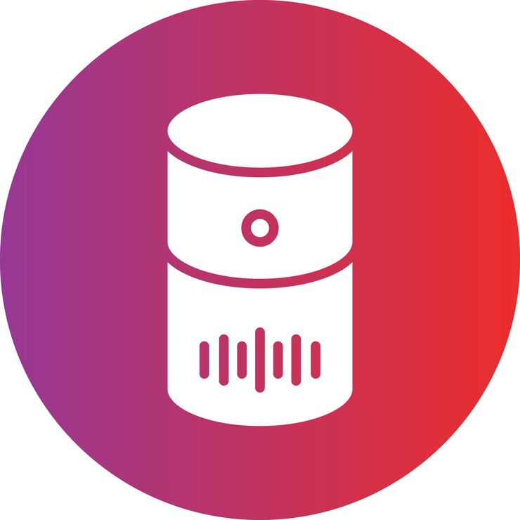 Vector diseño vectorial estilo de icono de columna de música inteligente