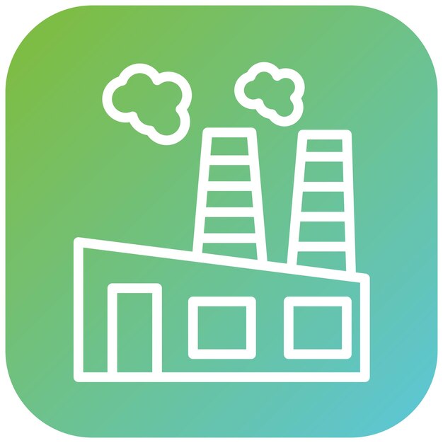 Diseño vectorial Estilo del icono de los combustibles fósiles
