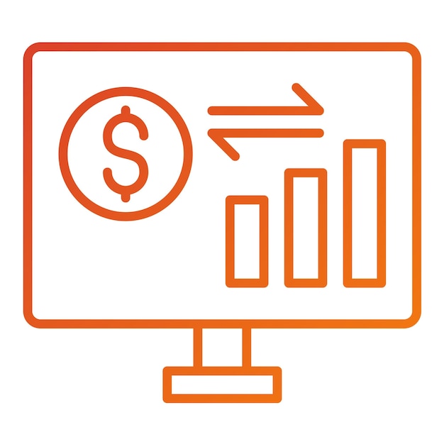 Diseño vectorial Estilo de icono de comercio en línea