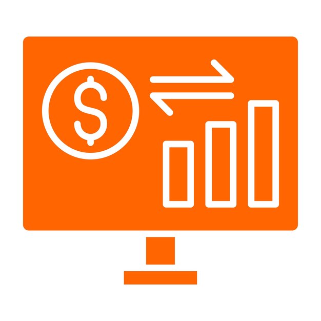Diseño vectorial Estilo de icono de comercio en línea