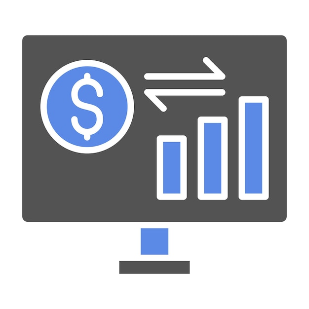 Diseño vectorial Estilo de icono de comercio en línea