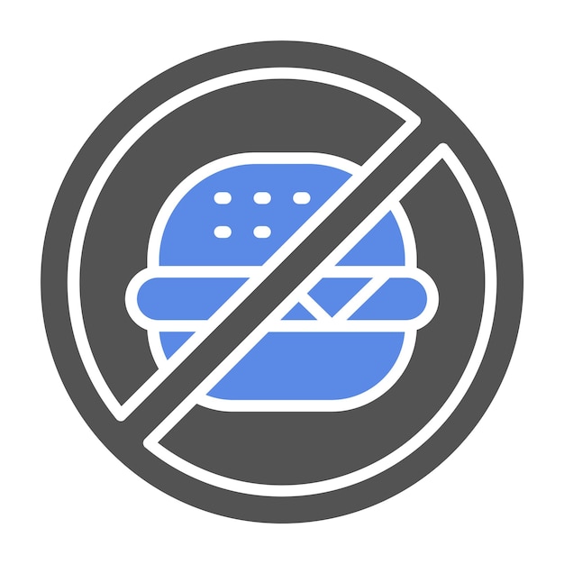 Diseño vectorial sin estilo de icono de comida chatarra