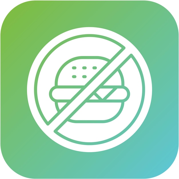 Diseño vectorial sin estilo de icono de comida chatarra