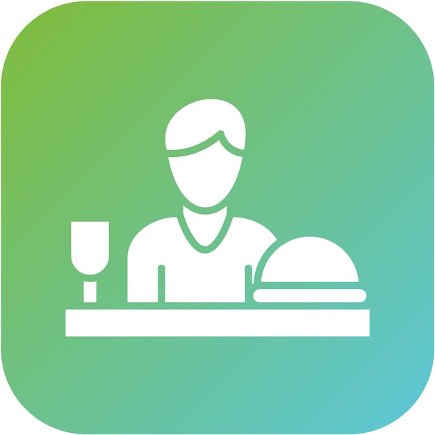 Diseño vectorial Estilo de icono de comida compulsiva