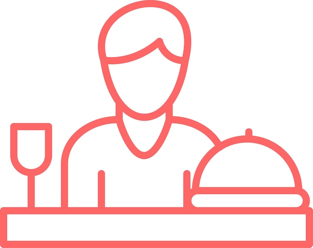 Diseño vectorial Estilo de icono de comida compulsiva