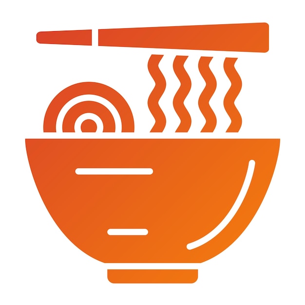 Diseño vectorial Estilo de icono de comida japonesa