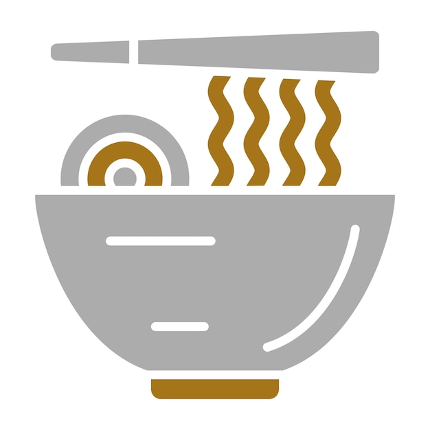 Diseño vectorial Estilo de icono de comida japonesa