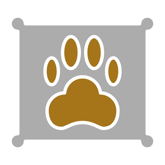 Diseño vectorial Estilo de icono de comodidad animal