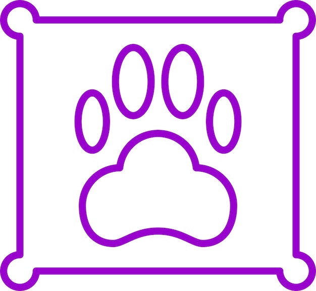 Diseño vectorial Estilo de icono de comodidad animal
