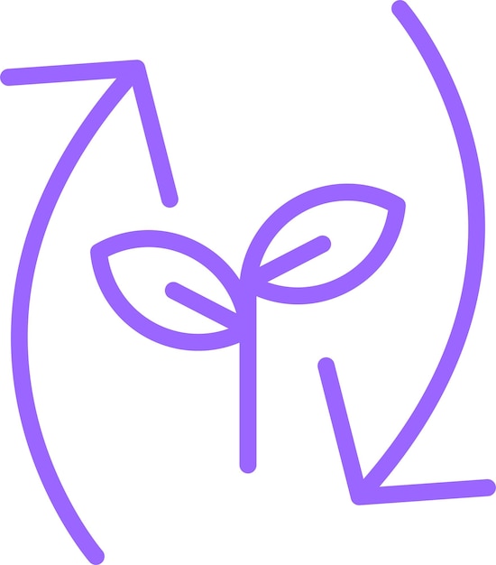Diseño vectorial Estilo de icono de compost