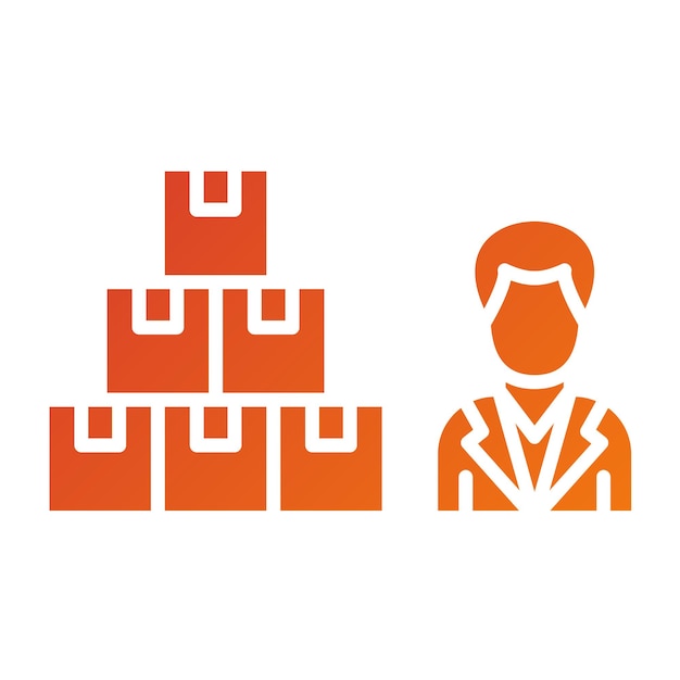 Diseño vectorial Estilo del icono de compra a granel