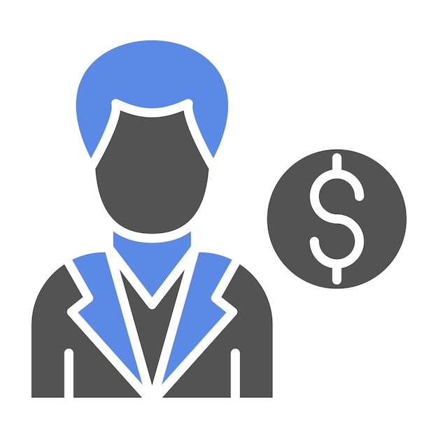 Diseño vectorial Estilo del icono del comprador