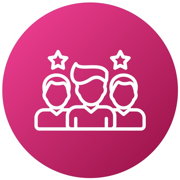 Diseño vectorial Estilo de icono comunal