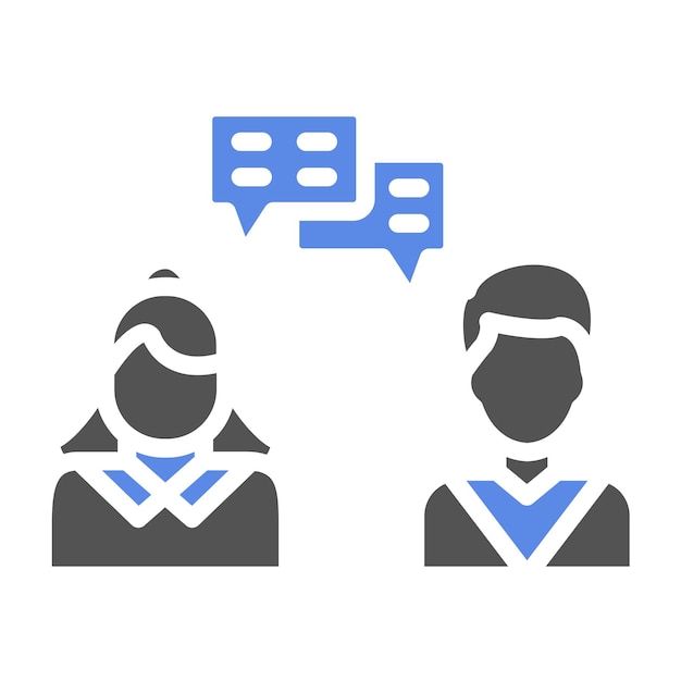 Diseño vectorial Estilo de icono de comunicaciones