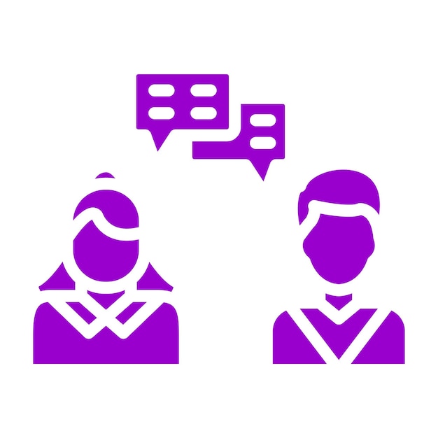Diseño vectorial Estilo de icono de comunicaciones