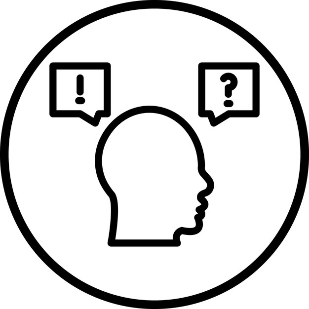 Diseño vectorial Estilo del icono de Conecern