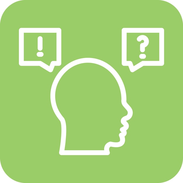 Diseño vectorial Estilo del icono de Conecern