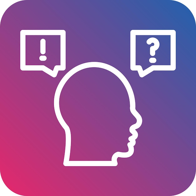 Diseño vectorial Estilo del icono de Conecern