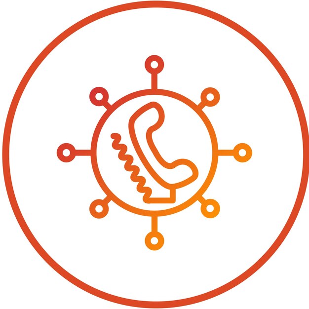 Diseño vectorial Estilo del icono de conexión