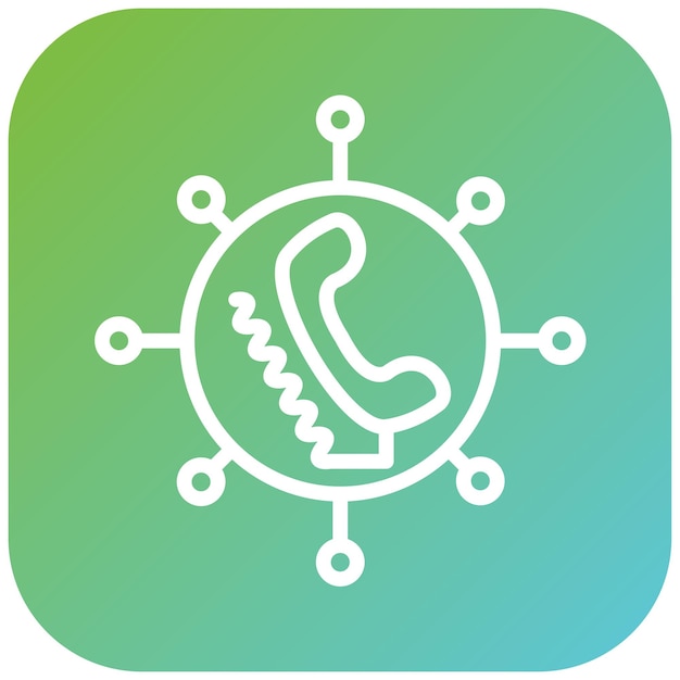 Diseño vectorial Estilo del icono de conexión