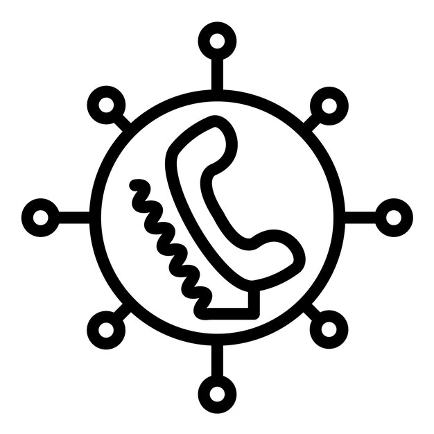 Diseño vectorial Estilo del icono de conexión