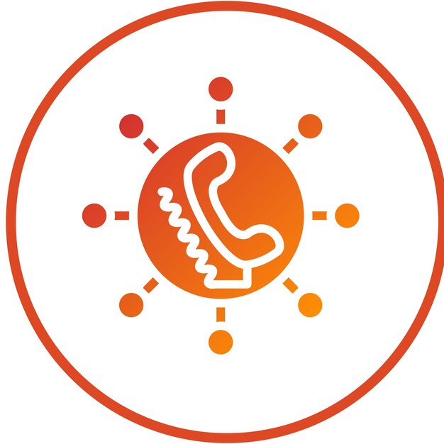 Diseño vectorial Estilo del icono de conexión