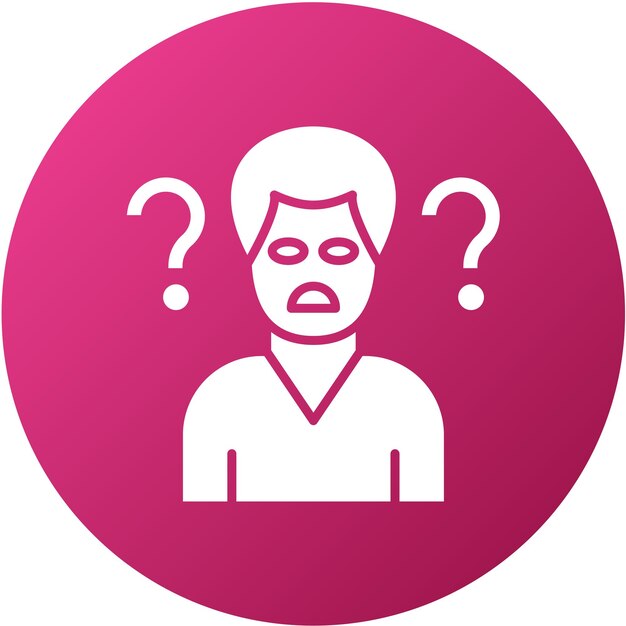 Diseño vectorial Estilo de icono confuso