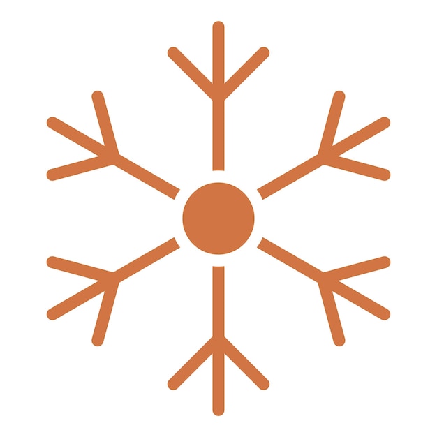 Diseño vectorial Estilo del icono de congelación de hielo