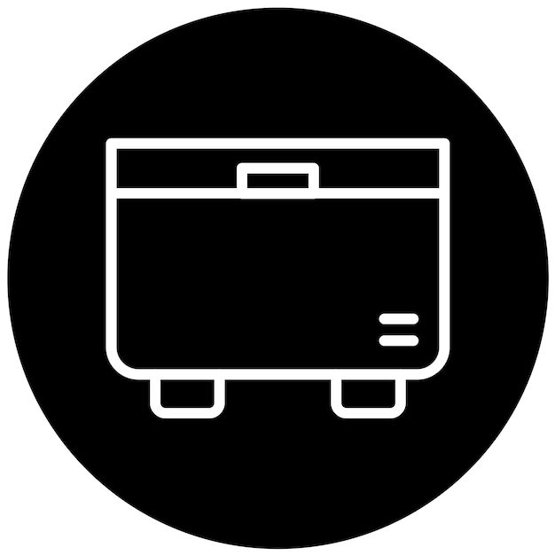 Diseño vectorial Estilo de icono de congelamiento de mate