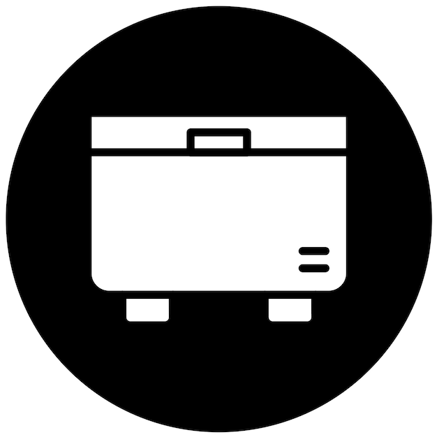 Diseño vectorial Estilo de icono de congelamiento de mate